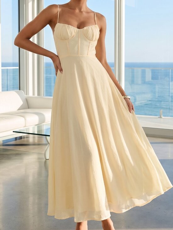 REVOLVE Dresses & Skirts - NWT REVOLVE Australia SHOWPO Saints & Secrets yellow corset maxi dress US L